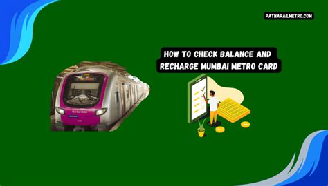 check my mumbai metro smart card balance|mumbai metro card recharge balance.